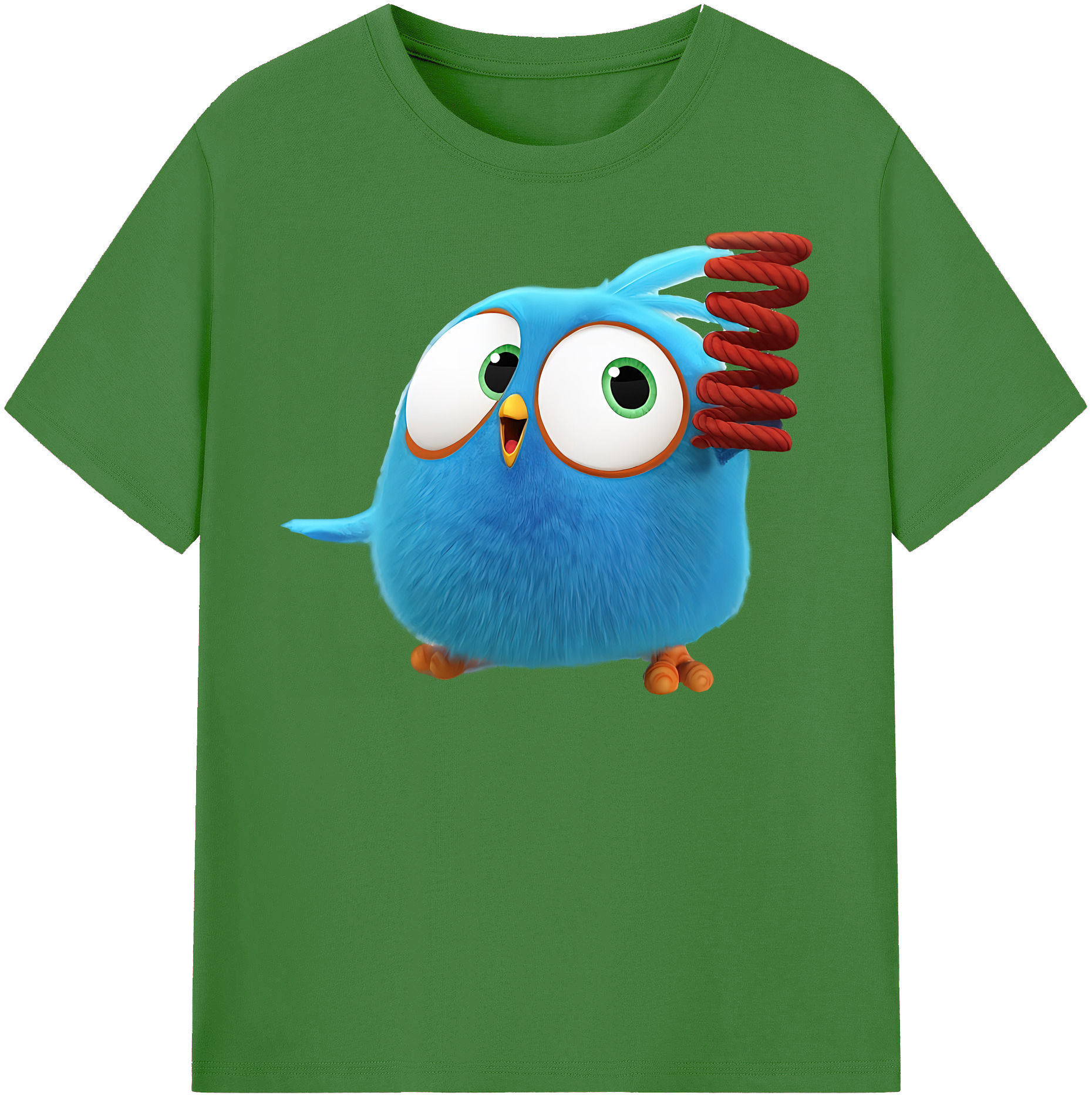 （画像用） Angry Birds アングリーバード レディースカジュアルプリントTシャツ（綿100％）